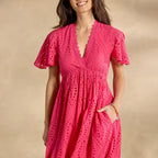 Juno Eyelet Dress. Petite