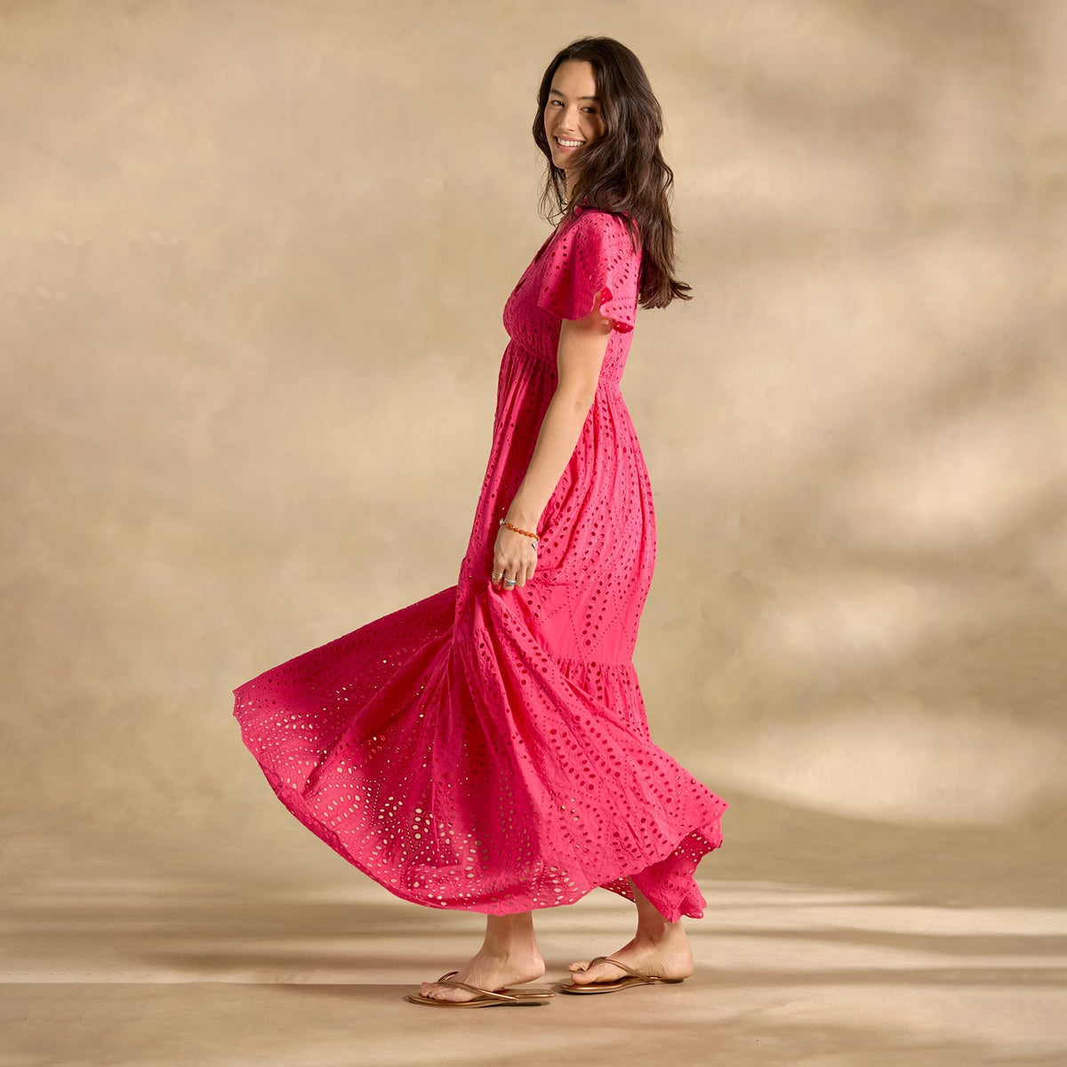 Juno Eyelet Dress. Petite