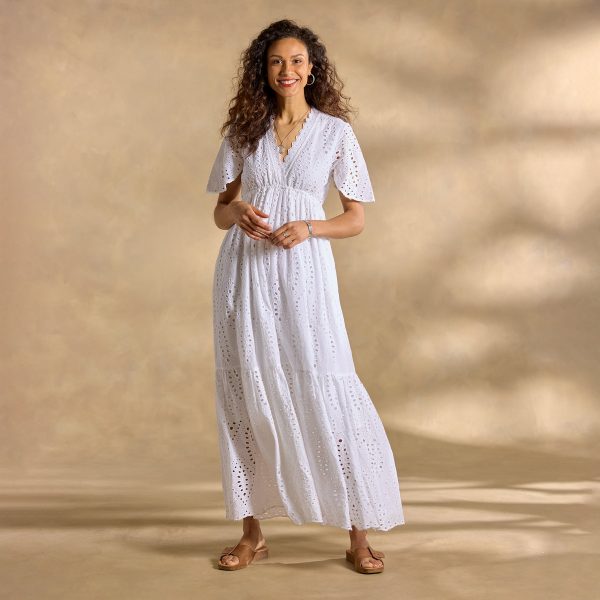 Juno Eyelet Dress. Petite