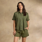 Mona Gauze Camp Shirt