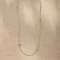 Silver Initial Spark Necklace