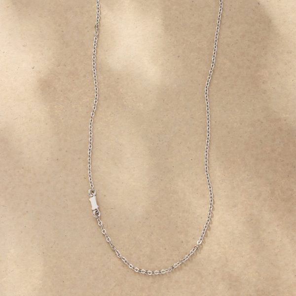 Silver Initial Spark Necklace