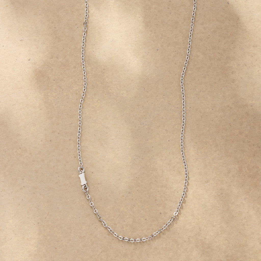 Silver Initial Spark Necklace