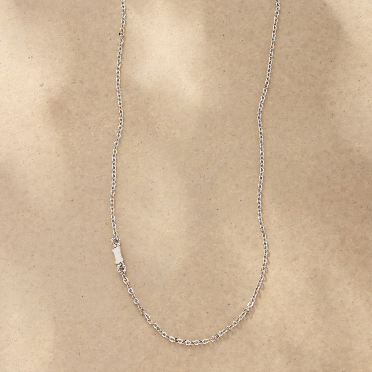 Silver Initial Spark Necklace