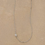 Silver Initial Spark Necklace