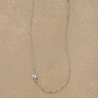 Silver Initial Spark Necklace