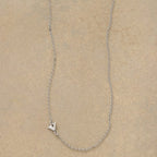 Silver Initial Spark Necklace
