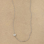 Silver Initial Spark Necklace