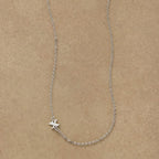 Silver Initial Spark Necklace