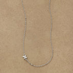 Silver Initial Spark Necklace