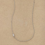 Silver Initial Spark Necklace