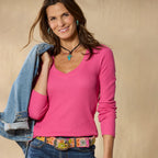 Voyager  V-Neck Thermal. Petite