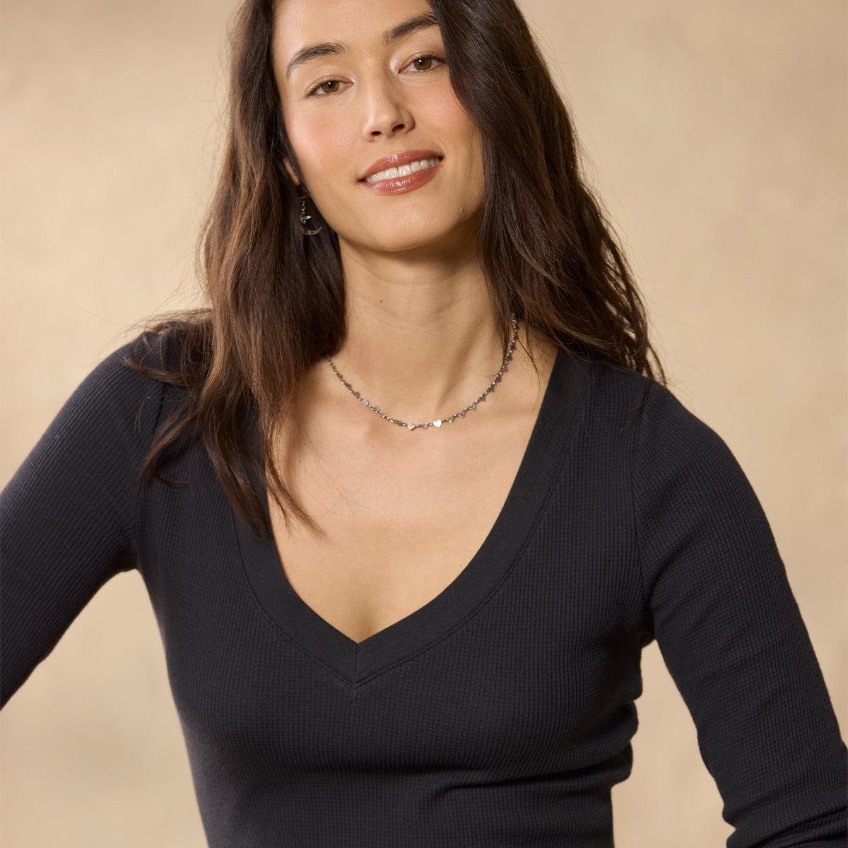 Voyager  V-Neck Thermal. Petite