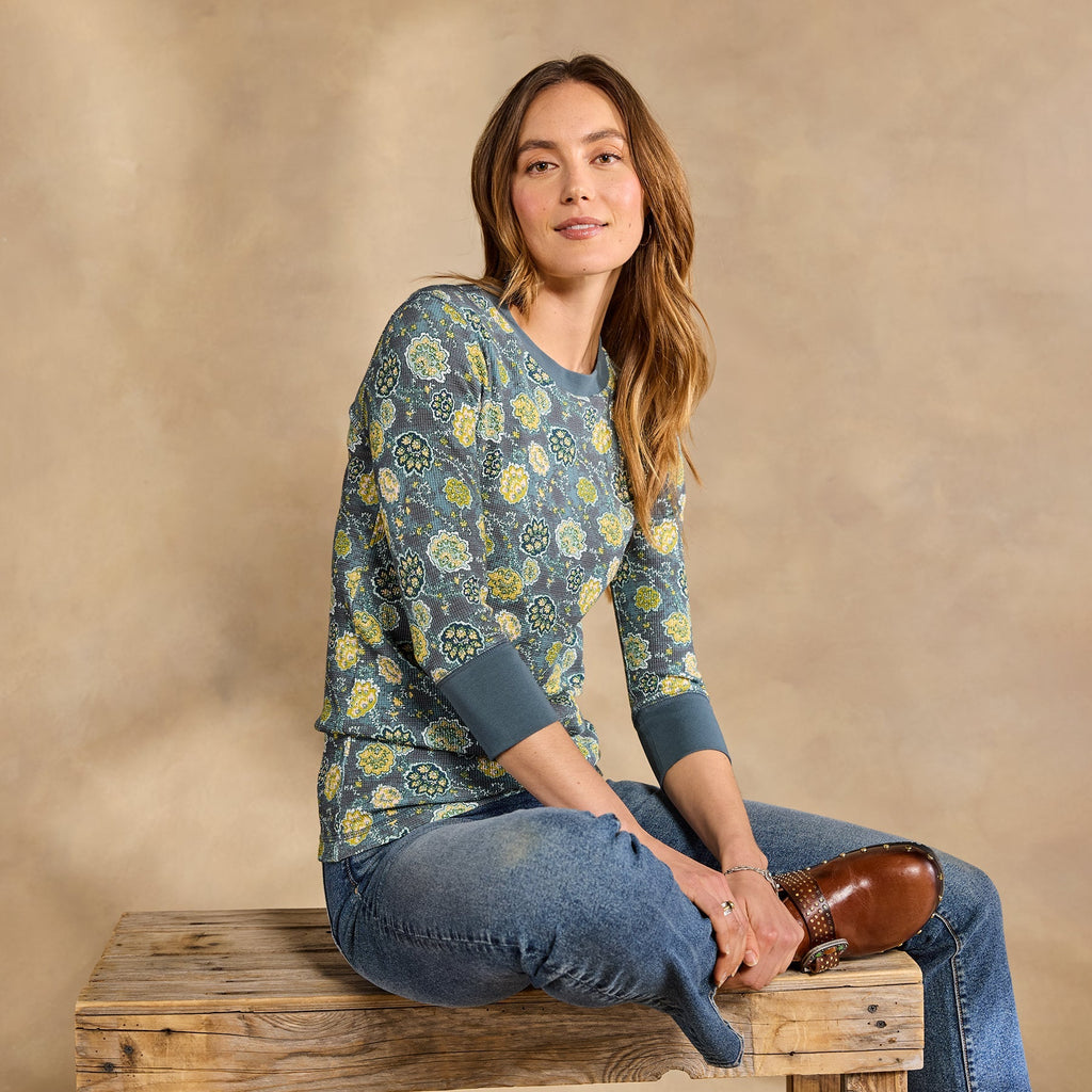 Sausalito 3/4 Sleeve Thermal. Petite