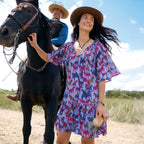 Aisha Printed Dress. Petite