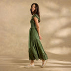 Madera Mixed-Media Dress. Petite