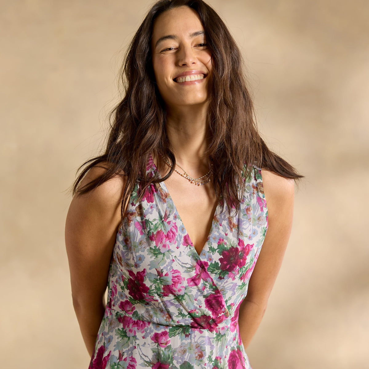 Champs de Fleur Printed Dress