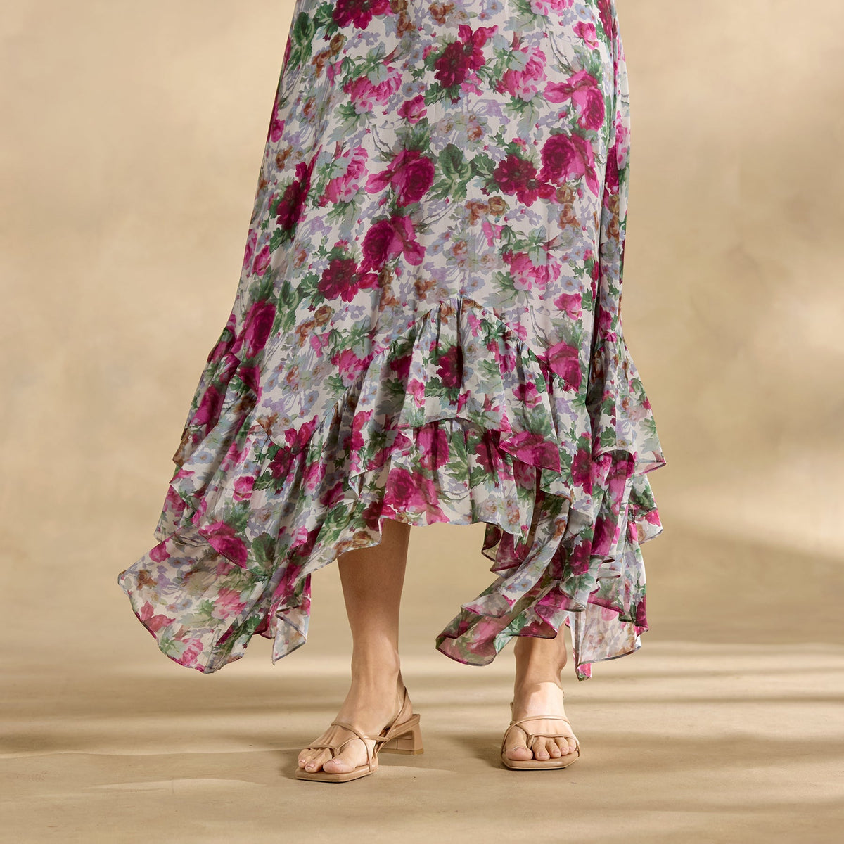 Champs de Fleur Printed Dress
