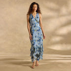 Champs de Fleur Printed Dress