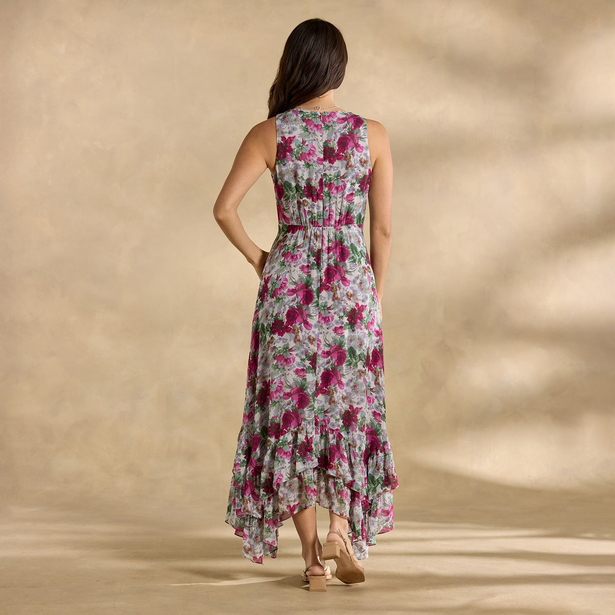 Champs de Fleur Printed Dress. Petite
