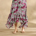 Champs de Fleur Printed Dress. Petite