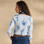 Larkspur Floral Cardigan. Petite