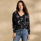 Larkspur Floral Cardigan. Petite