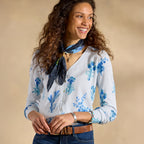 Larkspur Floral Cardigan. Petite