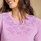 Toluca Lace Tee. Petite