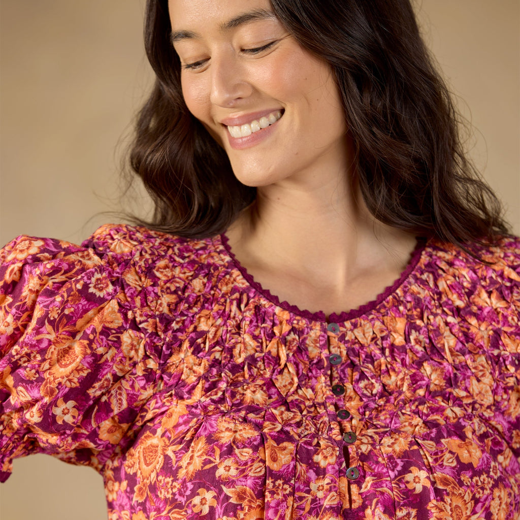 Lodi Printed Top. Petite