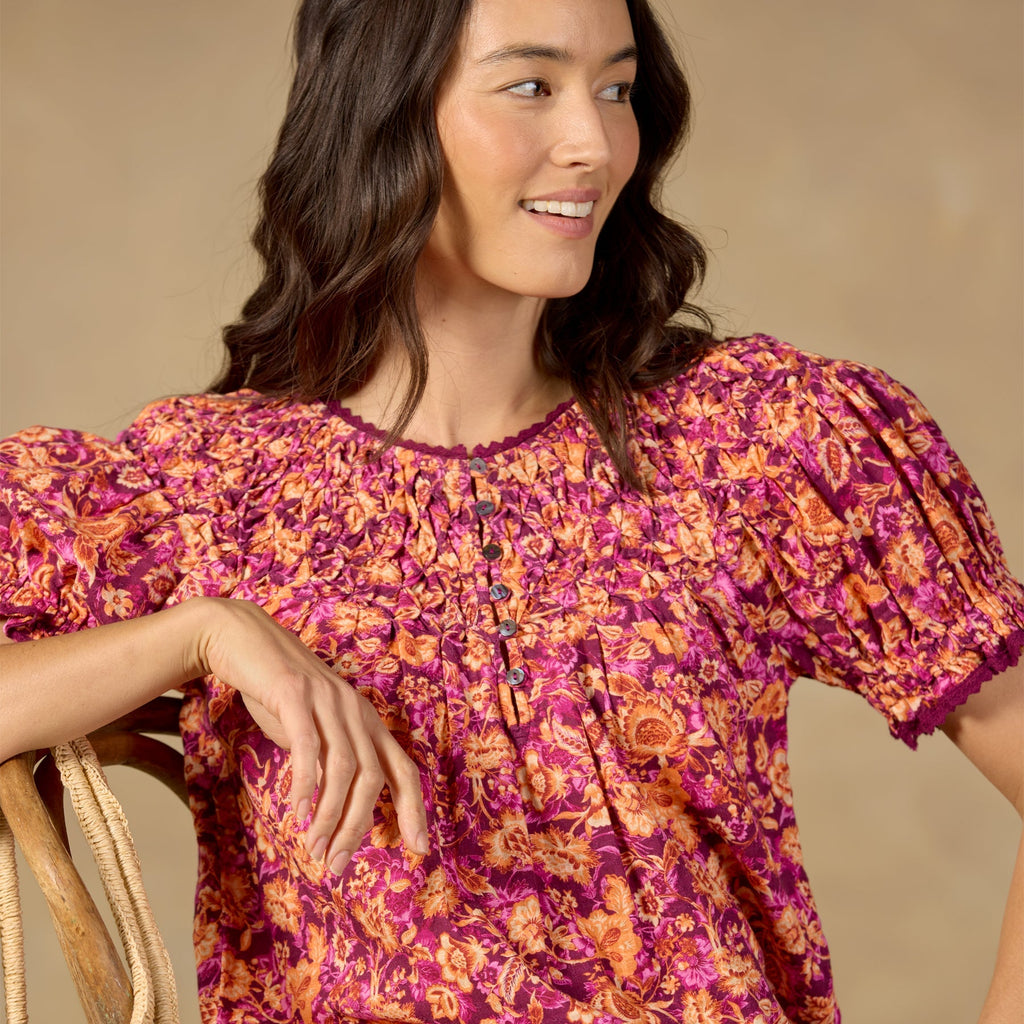 Lodi Printed Top. Petite