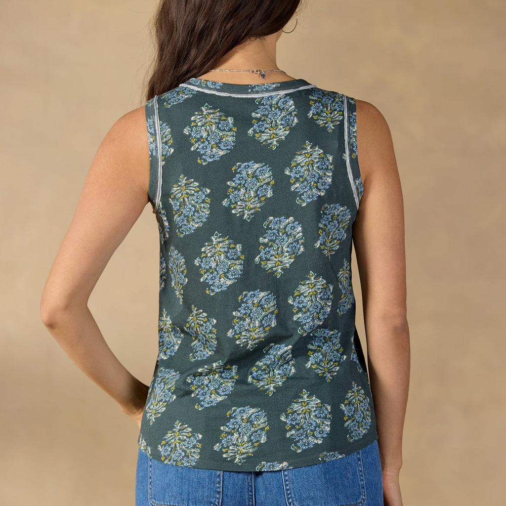 Mollie Printed Tank. Petite