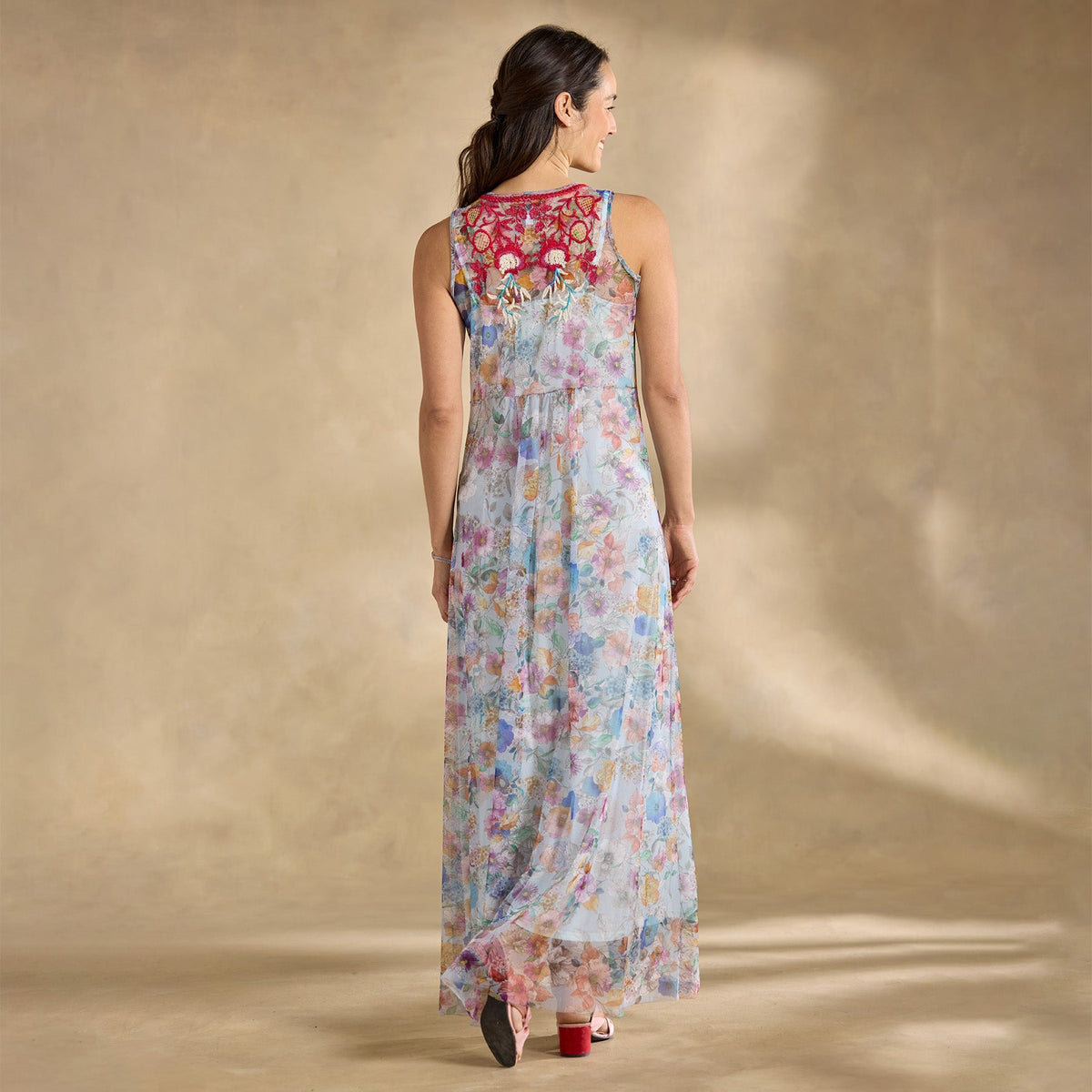 Floral Dancer Mesh Dress