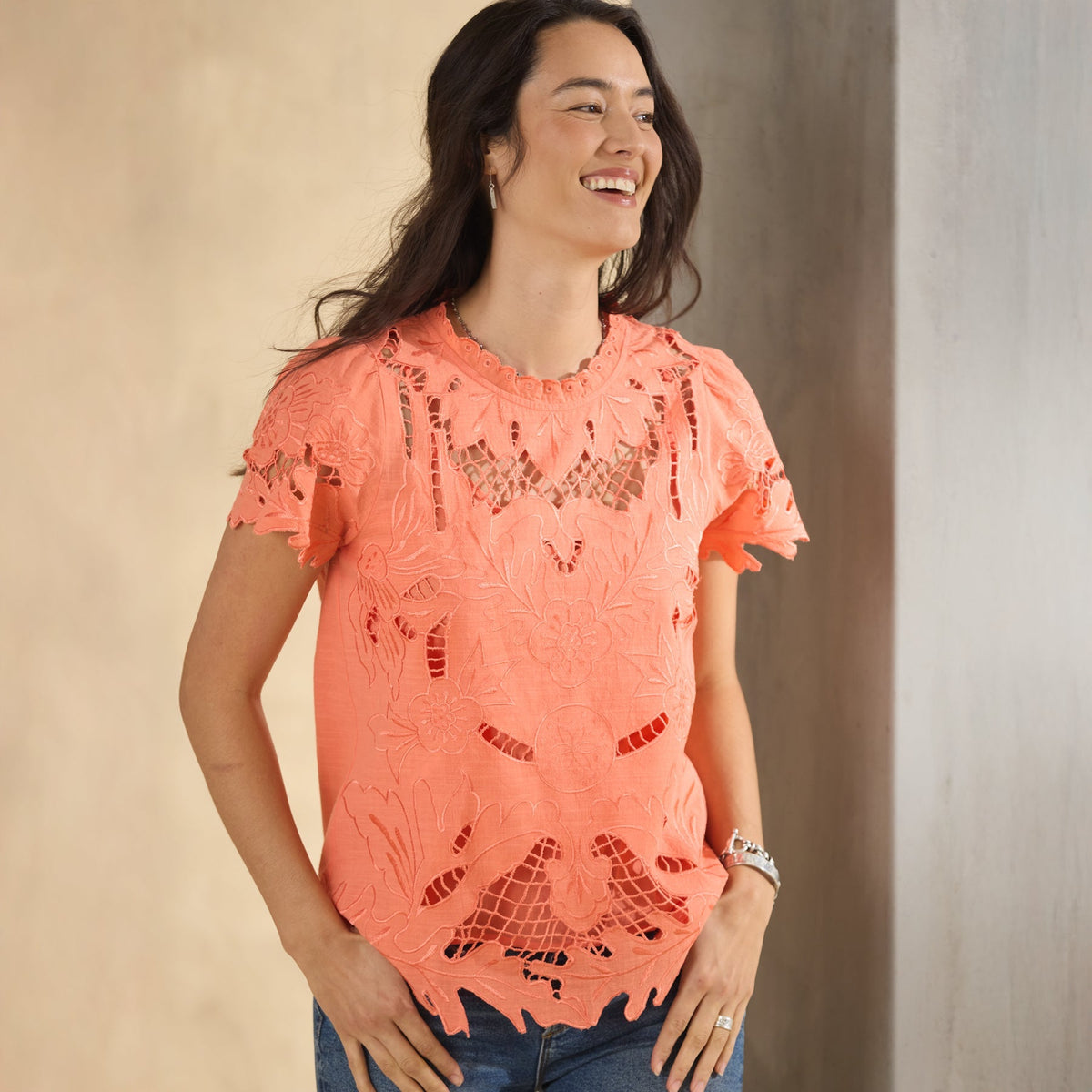 Ayre Lace Top. Petite