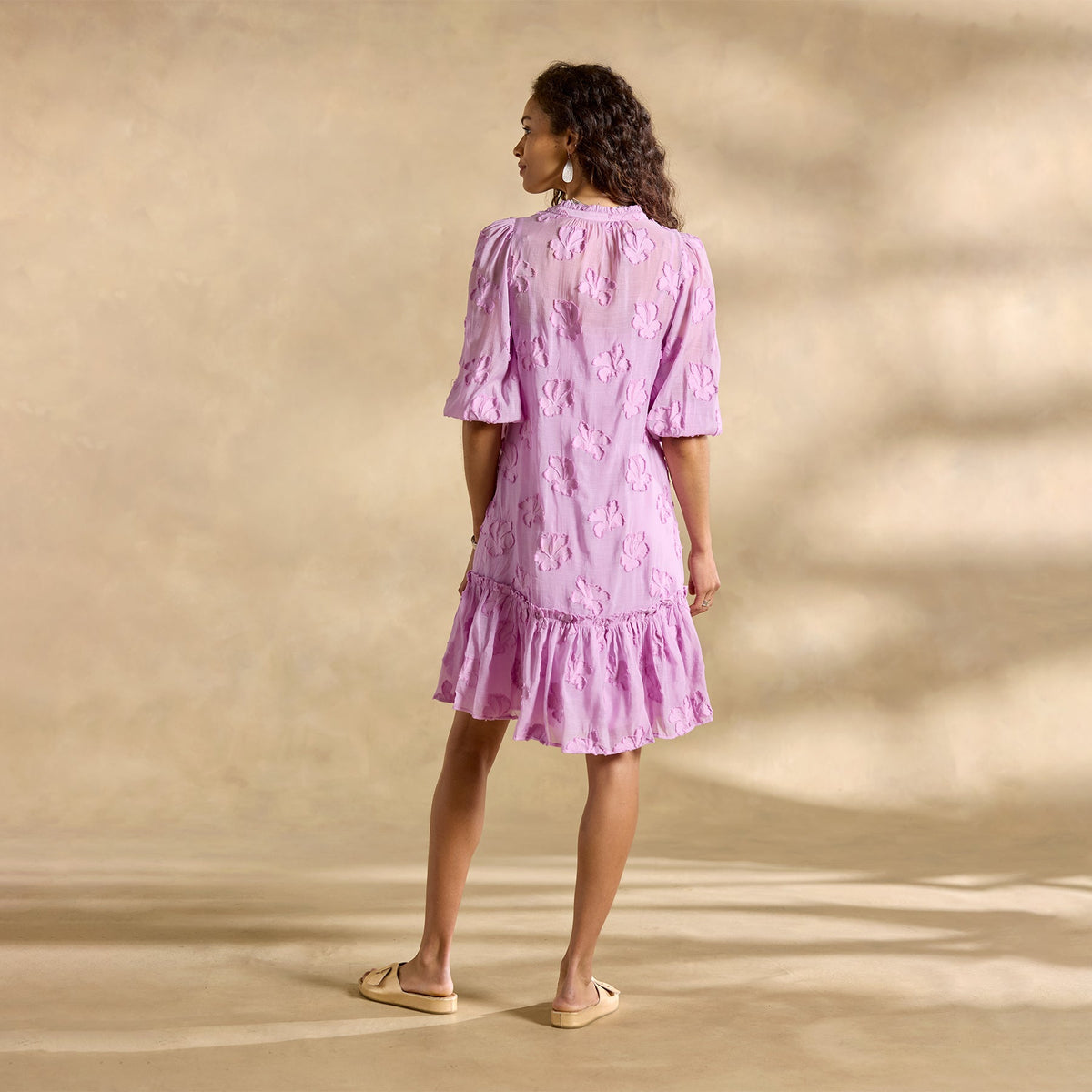 Fanciful Florals Dress. Petite
