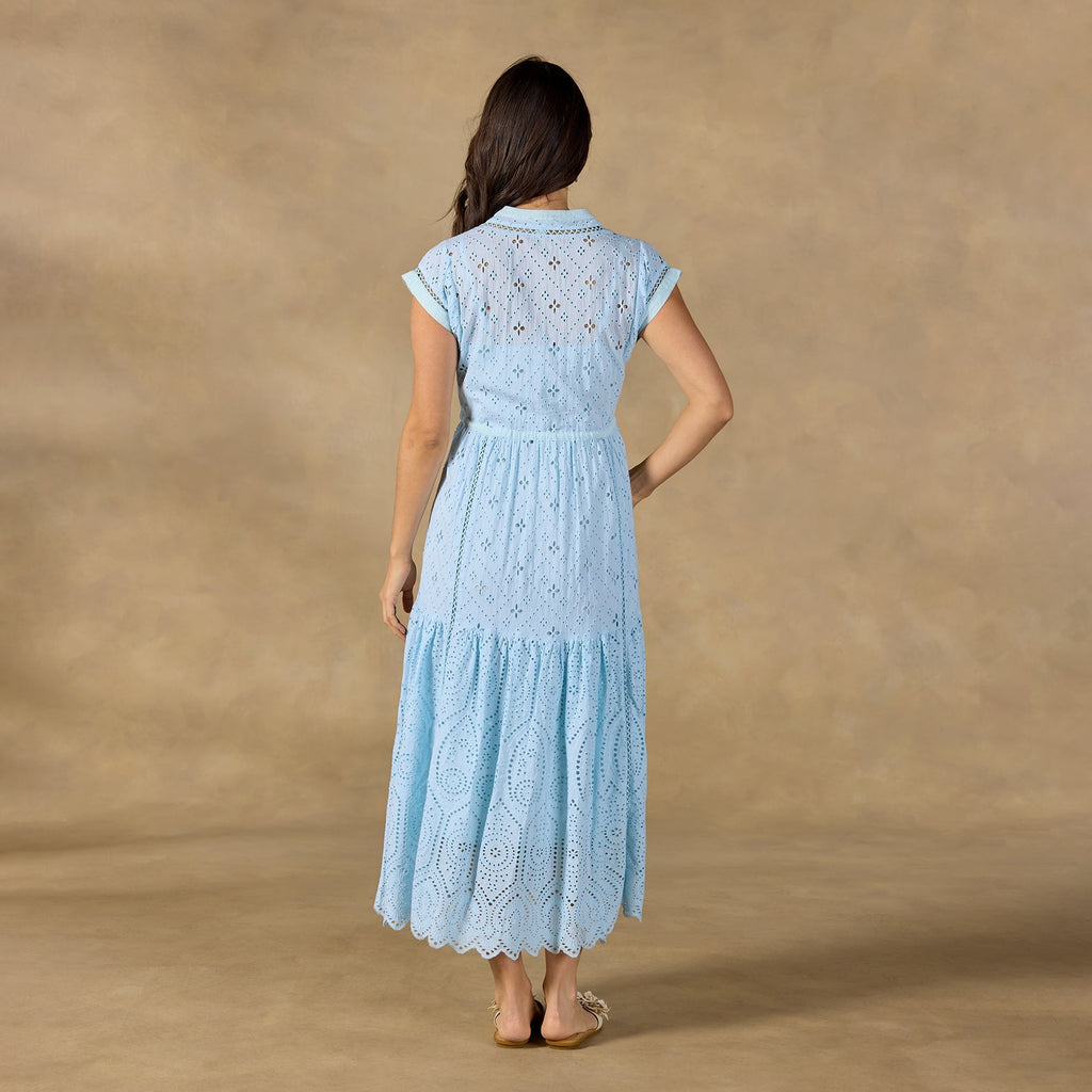 Astoria Eyelet Dress. Petite