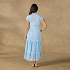 Astoria Eyelet Dress. Petite