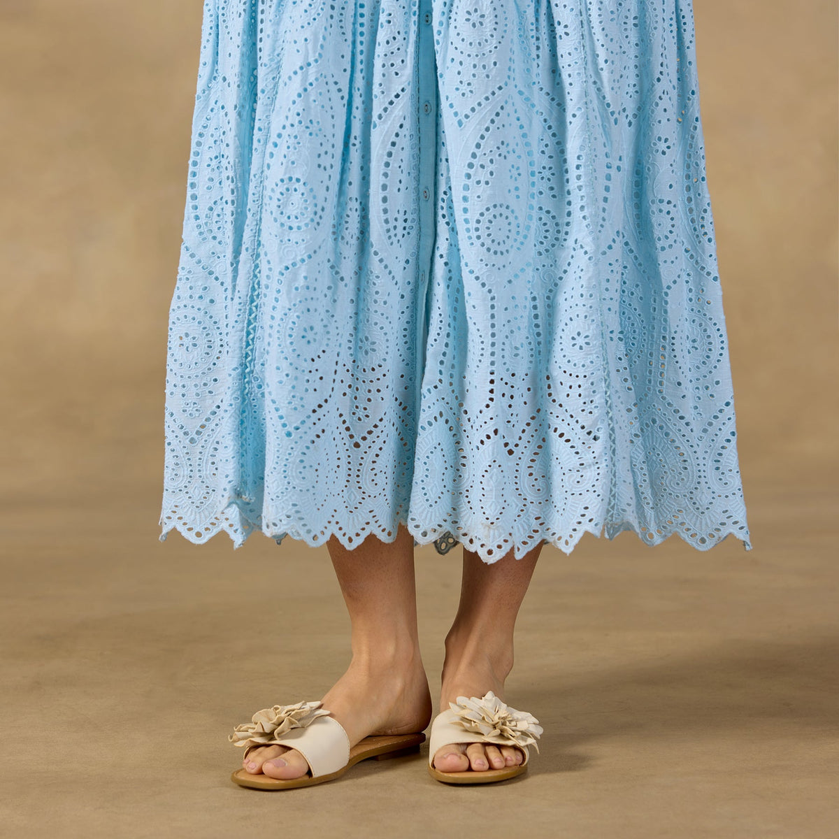Astoria Eyelet Dress. Petite