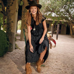 Astoria Eyelet Dress. Petite