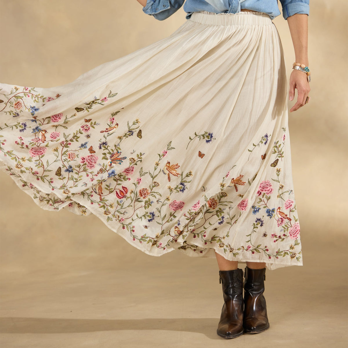 Romance Garden Skirt. Petite