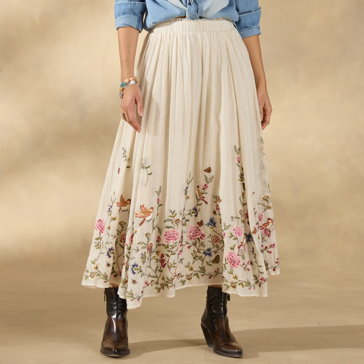Romance Garden Skirt. Petite