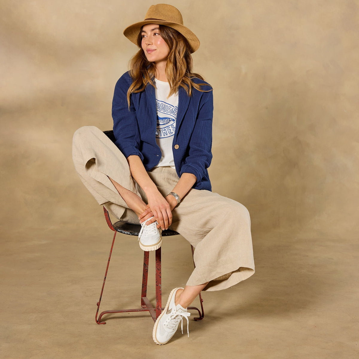 Blake Gauze Blazer