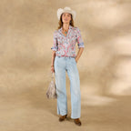 Geranium Shirt. Petite