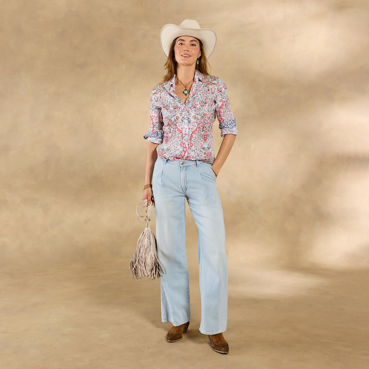Geranium Shirt. Petite