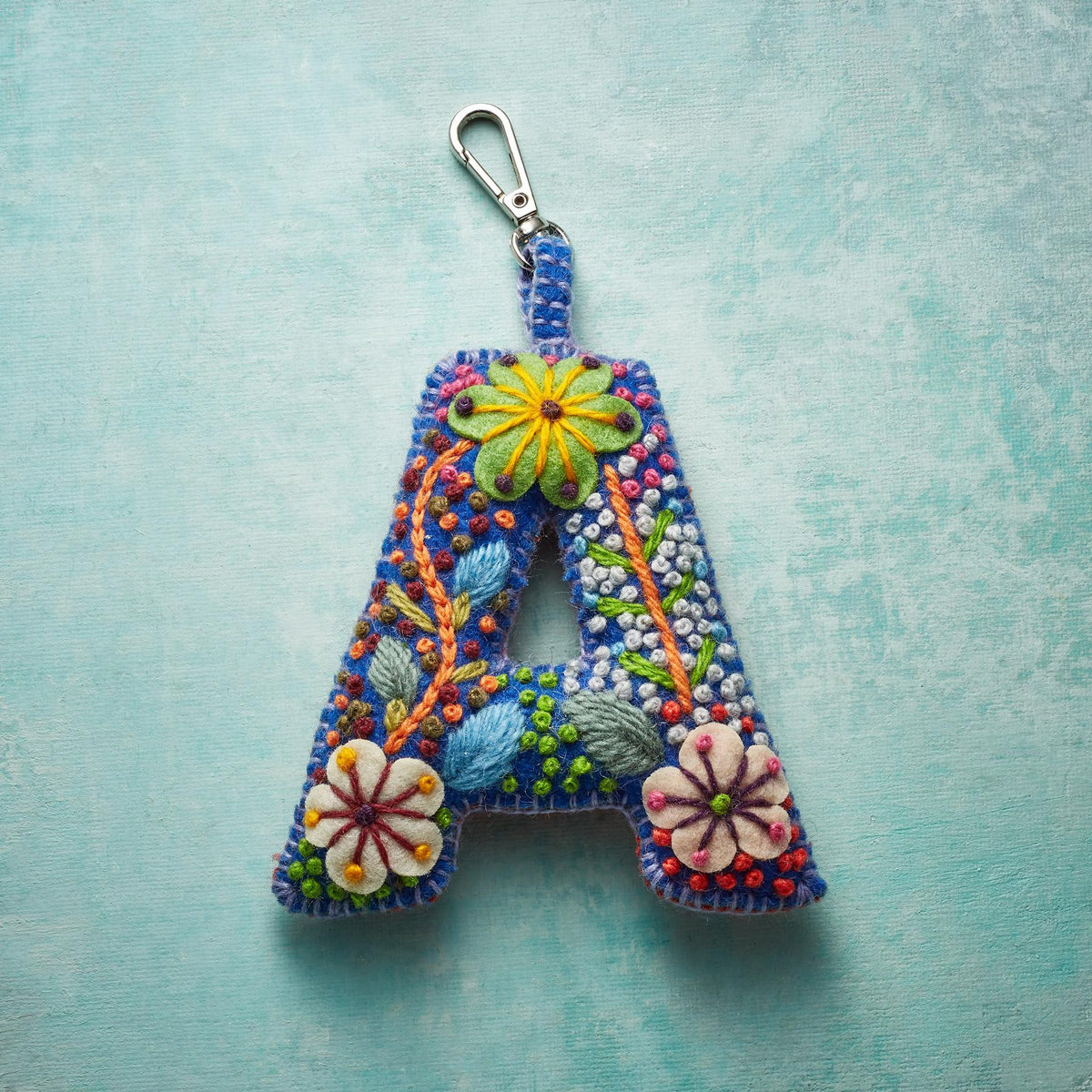 Fleur De Felt Initial Clip