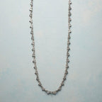 Sterling Chain Of Hearts Necklace